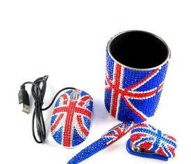 歐美流行鑲鉆筆筒套裝與英美國(guó)旗文具組合 廠家直銷(xiāo)價(jià)格與圖片展示